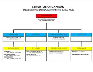 Struktur Organisasi BNNK Hulu Sungai Utara