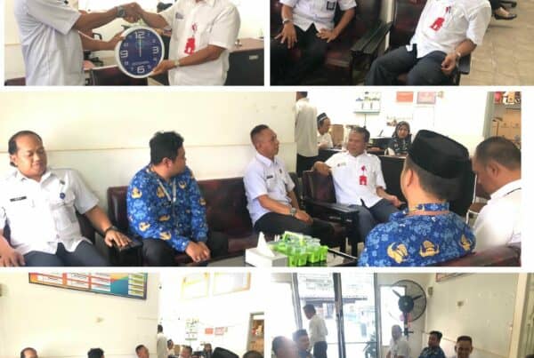 Kepala BNN Kab. HSU Silaturahmi Dengan Kantor Kesbangpol Kab. HSU
