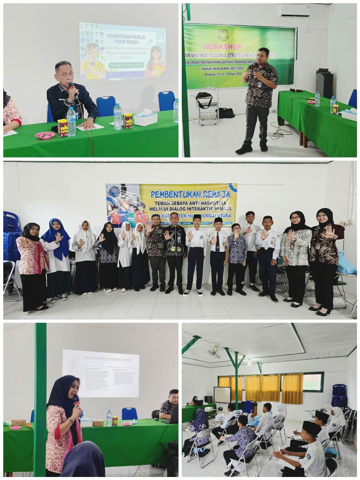 Kegiatan Pelaksanaan Kegiatan Pembentukan Remaja Teman Sebaya Anti Narkotika melalui Dialog Interaktif Remaja. Kegiatan Pelaksanaan Kegiatan Pembentukan Remaja Teman Sebaya Anti Narkotika melalui Dialog Interaktif Remaja.