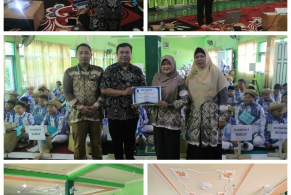 Menghadiri Undangan Menjadi Narasumber Dalam kegiatan Masa Pengenalan Lingkungan Sekolah (MPLS) di MTsN 2 HSU