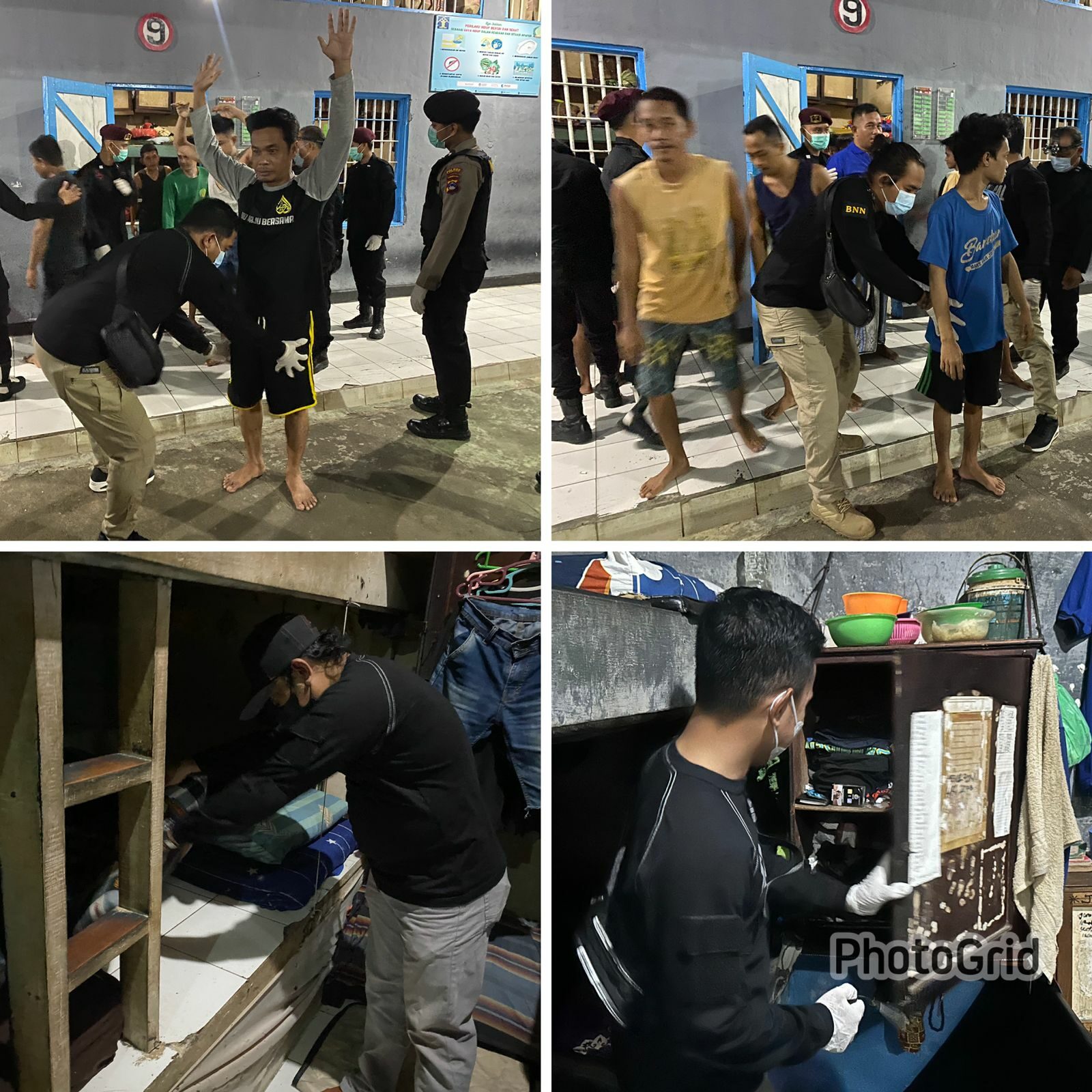 Kegiatan Pelaksanaan Razia Blok Hunian dan Tes Urine di Lapas Kelas II B Kegiatan Pelaksanaan Razia Blok Hunian dan Tes Urine di Lapas Kelas II B