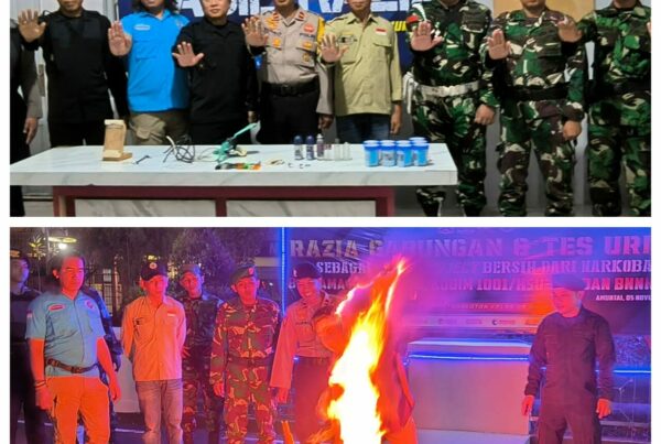 Razia Blok Hunian dan Tes Urine di Lapas Kelas II B Razia Blok Hunian dan Tes Urine di Lapas Kelas II B