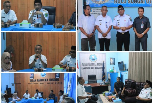 Kunjungan Bupati Hulu Sungai Utara Dalam Rangka Simbolis Rehabilitasi Gratis Oleh Pemerintah Daerah di BNN Kab. HSU