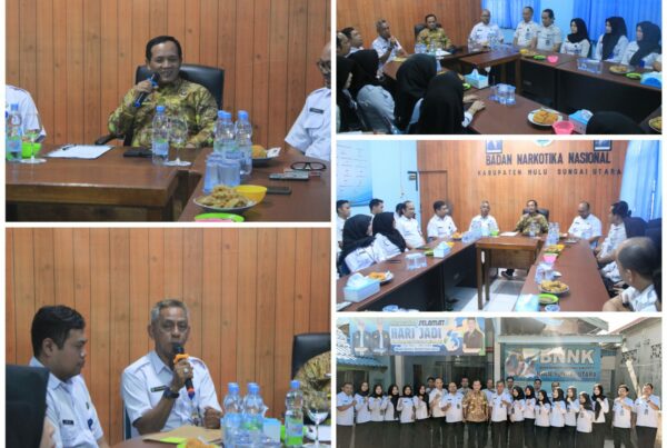 Kunjungan Silaturahmi Kepala BNN Provinsi Kalimantan Selatan di BNN Kab. Hulu Sungai Utara Kunjungan Silaturahmi Kepala BNN Provinsi Kalimantan Selatan di BNN Kab. Hulu Sungai Utara