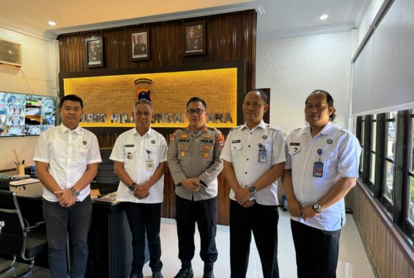 Kepala BNN Kab. HSU Silaturahmi Dengan Kapolres Hulu Sungai Utara